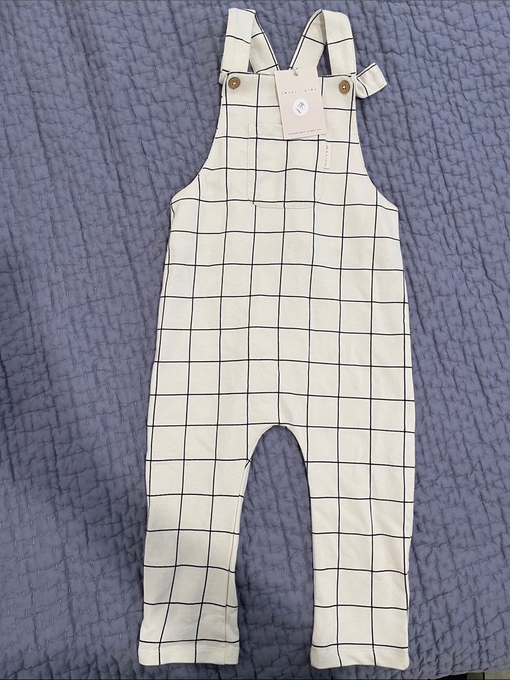 Lucky & Gray organic cotton overalls 2-3T